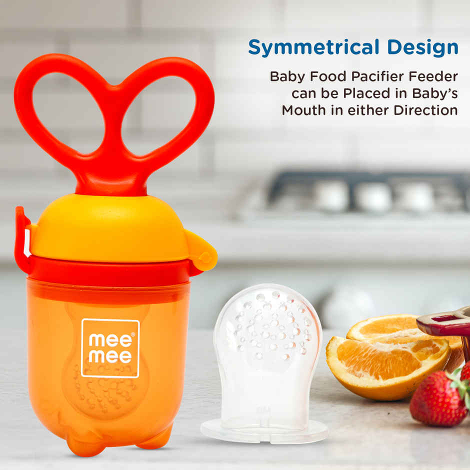 Mee Mee Baby Food Feeder for Babies/Newborns (Orange)
