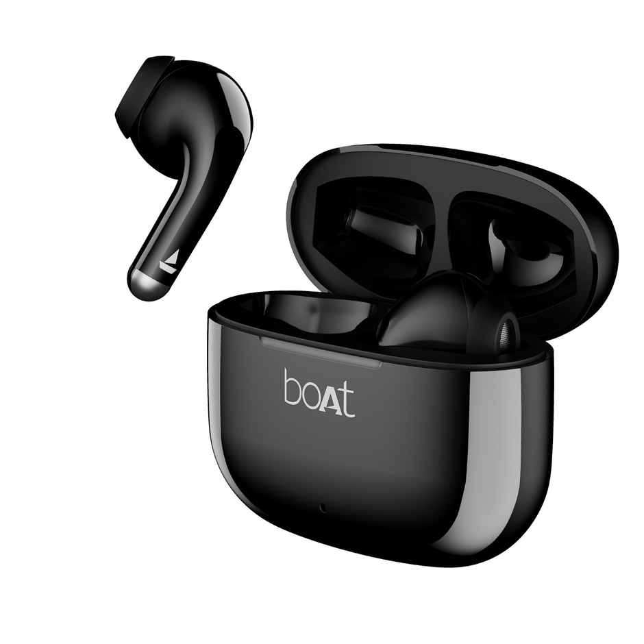 boAt Airdopes 101v2 TWS Earbuds with 35H Playtime | 13 mm Drivers | 2 Mics | Pitch Black