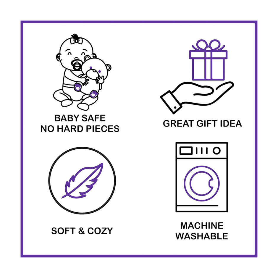 Mirada 42Cm Jerry Cushion Soft Toy - Brown