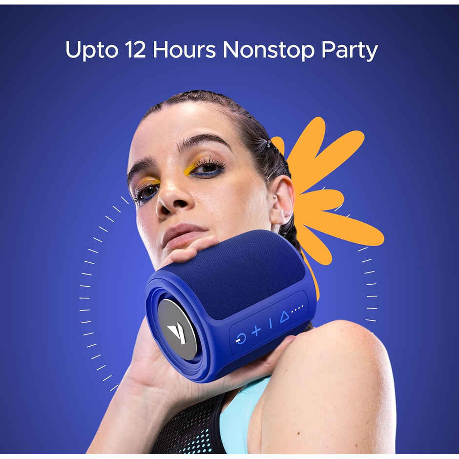 boAt Stone 352 Bluetooth Speaker w/ 10W RMS Stereo Sound & IPX7 Water Resistance (Vibing Blue)