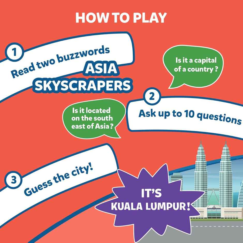 Skillmatics Card Game - Guess In 10 Cities Around The World