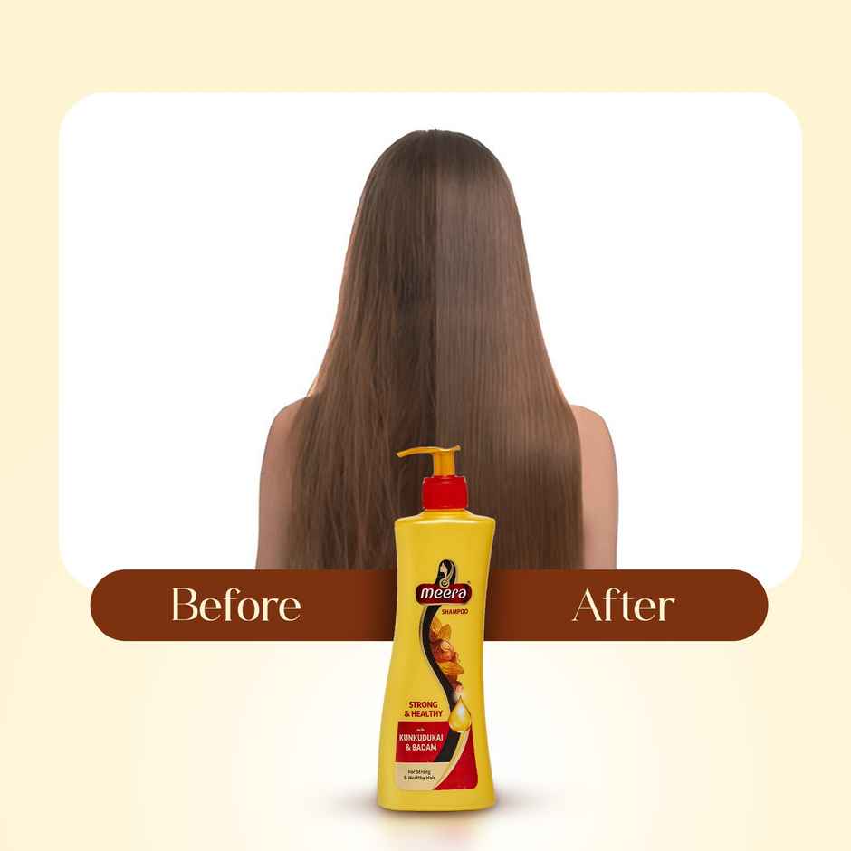 Meera Strong and Healthy Shampoo With Kunkudukai and Badam