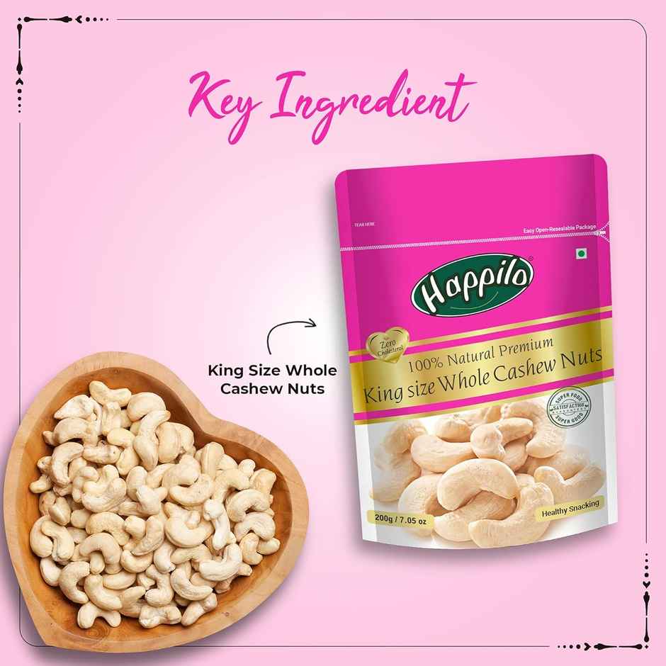 Happilo Premium King Size Whole Cashew Nuts