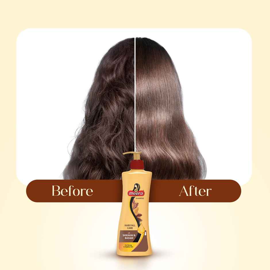 Meera Hairfall Care Shampoo With Goodness Of Badam and Shikakai For Men And Women