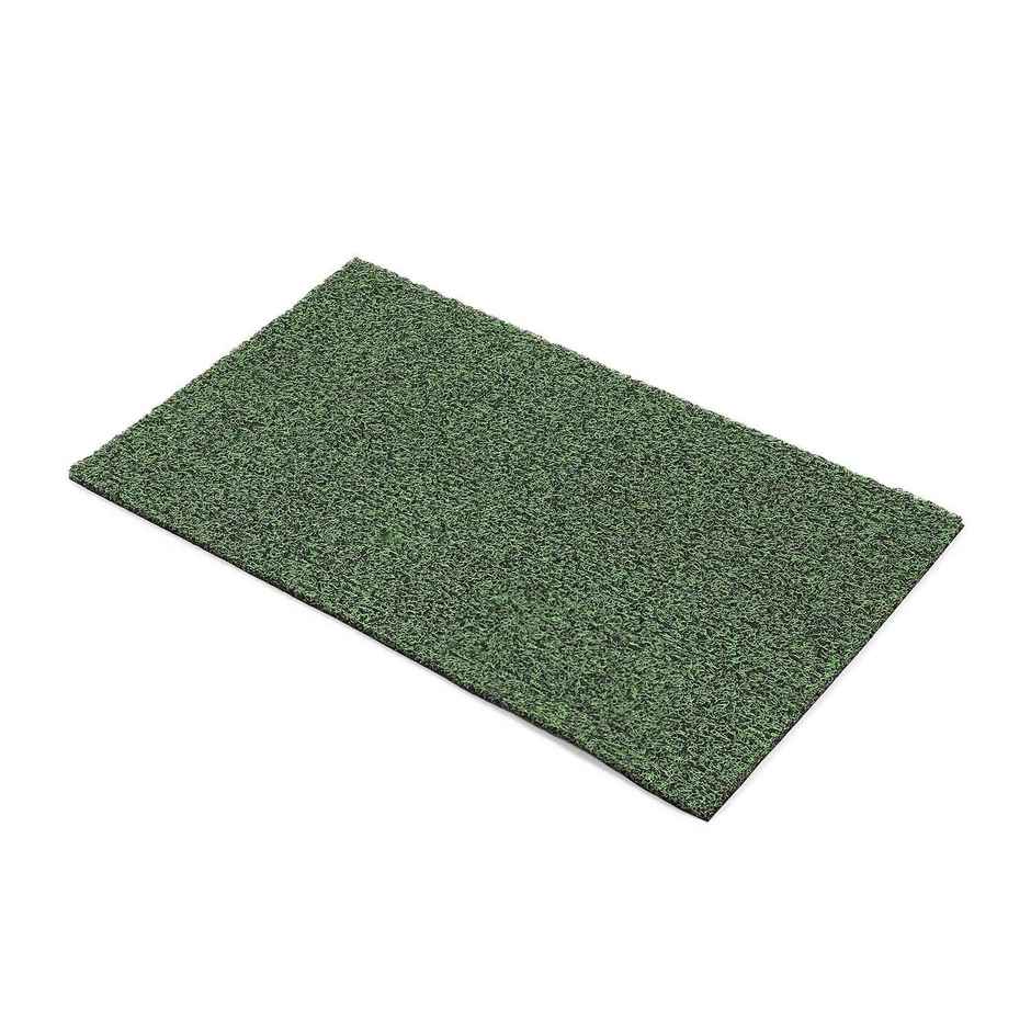Status Milange PVC Anti-Skid Noodle Door Mat | 40 x 60 cm | Green