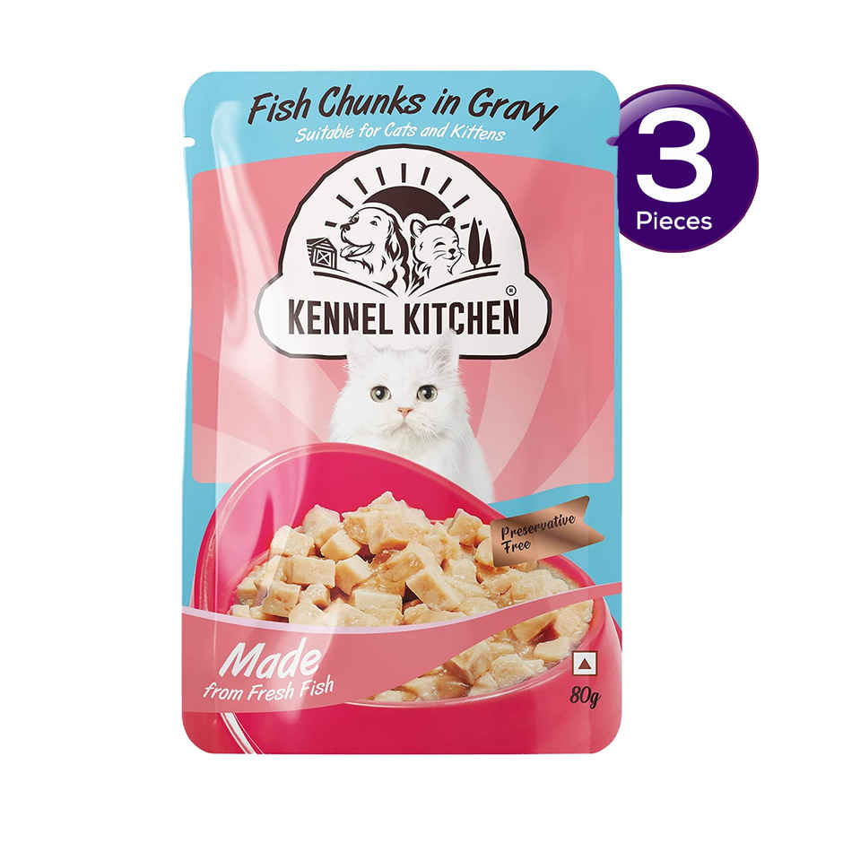Kennel Kitchen Fish Chunks in Gravy Combo