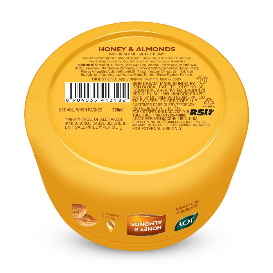 Joy Honey & Almonds Nourishing Moisturizing Cream