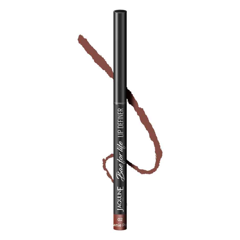 Jaquline USA Bae For Life Lip Definer | Brownie Points 02