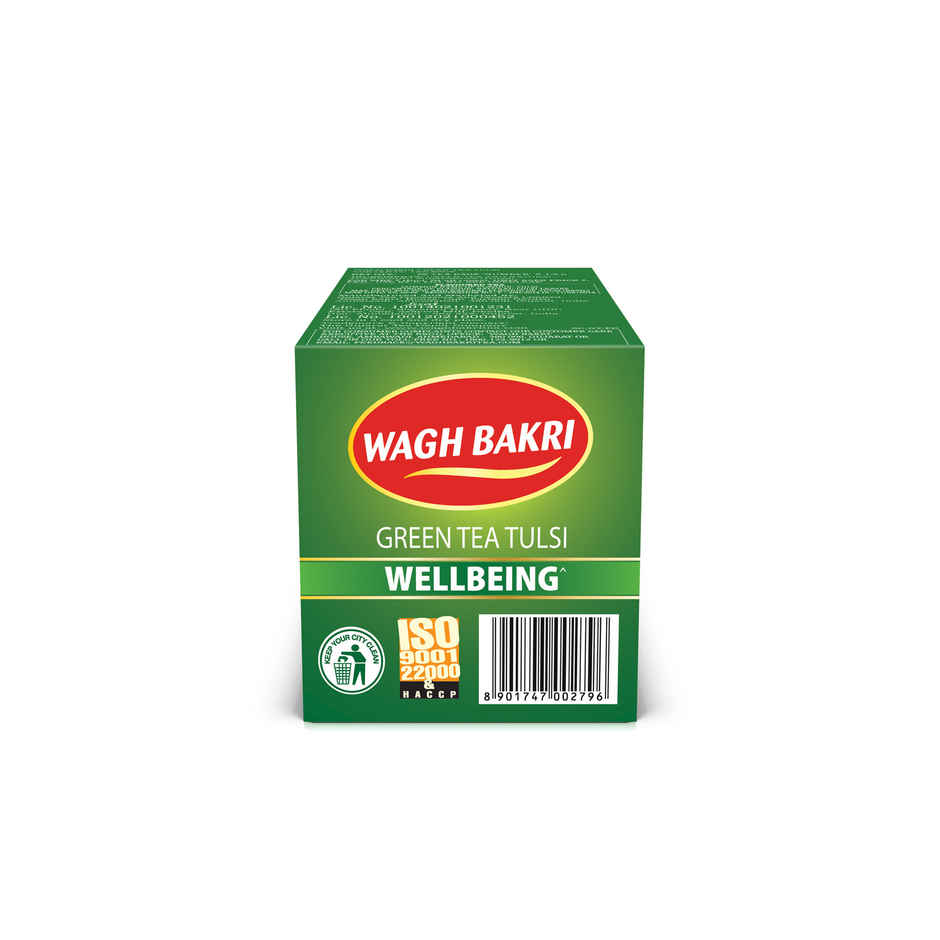 Wagh Bakri Tulsi Basil Green Tea