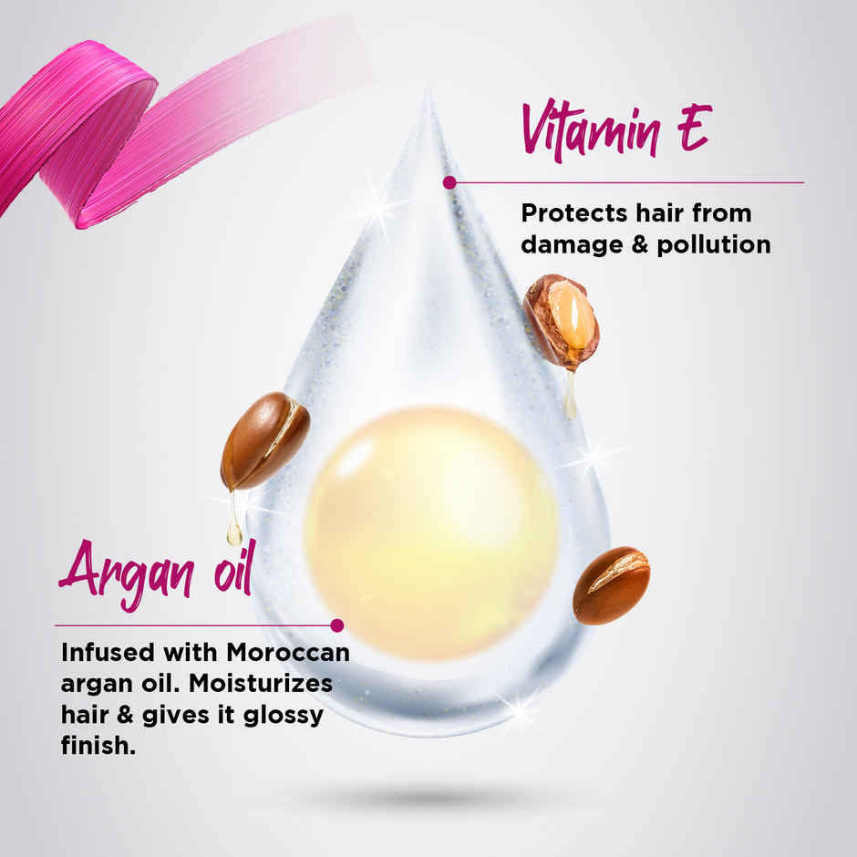 Livon Serum for Frizz-free, Smooth Hair, with Argan Oil & Vitamin E