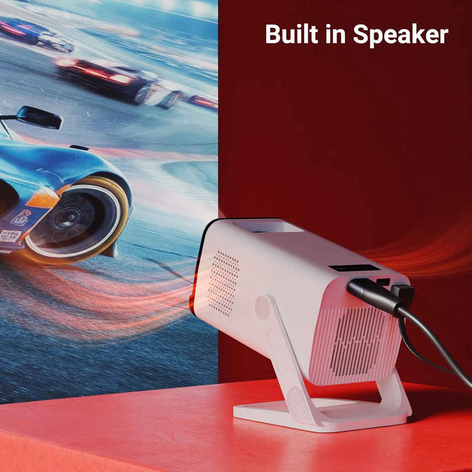 Zebronics Pixa Play 35 Smart 4K Projector 4000Lm, OTT, WiFi, BT, 100" Display