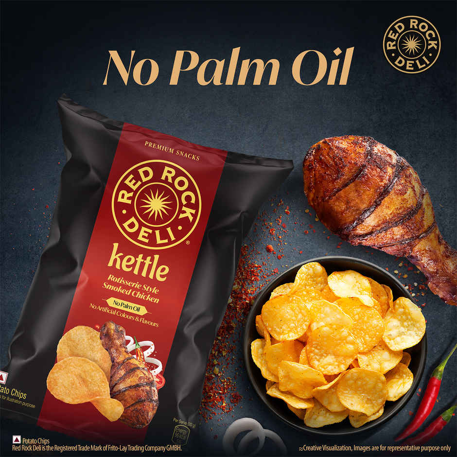 Red Rock Deli Kettle Chips | Rotisserie Style Smoked Chicken