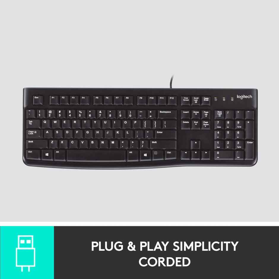 Logitech K120 Wired Keyboard