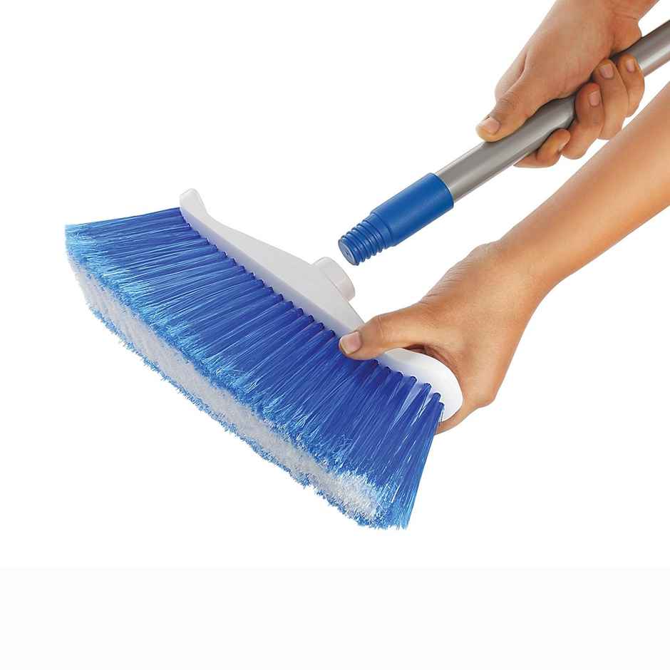 Cello Standee Kleeno Broom Brush | Blue and White