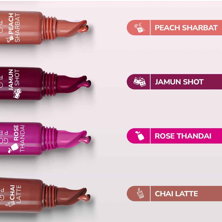 Mila Beaute Peptide Infused Lip Gloss | Hyaluronic Acid & Vitamin E | Non-Sticky | Peach Sharbat