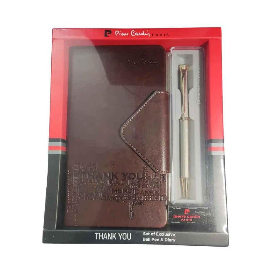 Pierre Cardin Thank You Set ( Pen + Diary ) - Assorted | Gift for Father's Day