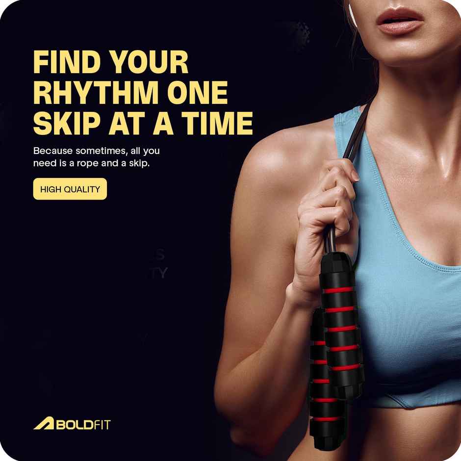 Skipping Rope for Man, Women & Children jump rope for Exercise Workout Freestyle Skipping Rope