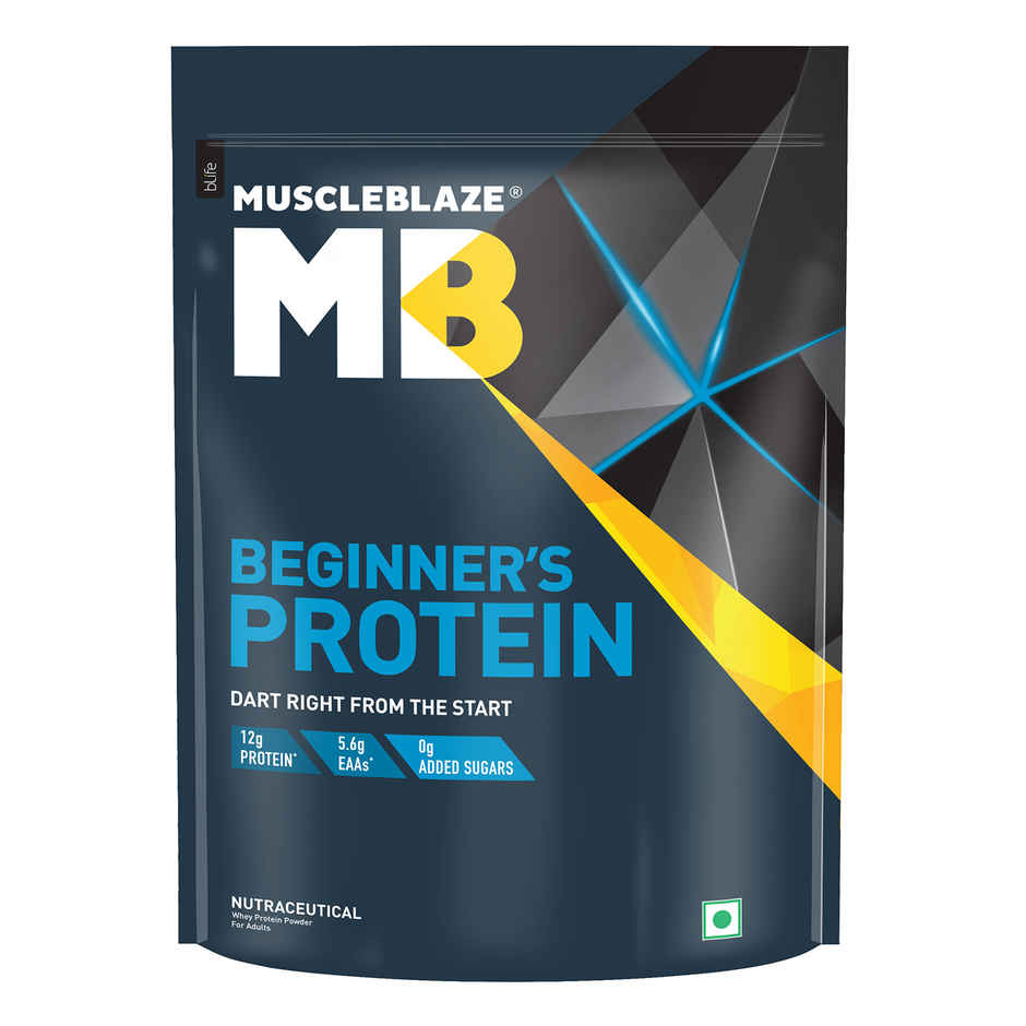 MuscleBlaze Beginner's Whey Protein Powder (Chocolate)