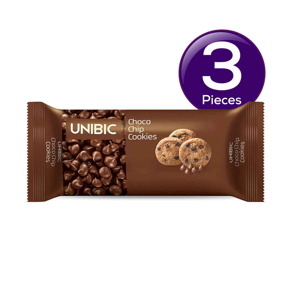 UNIBIC Choco Chip Flavoured Biscuits | Trans Fat-Free Combo