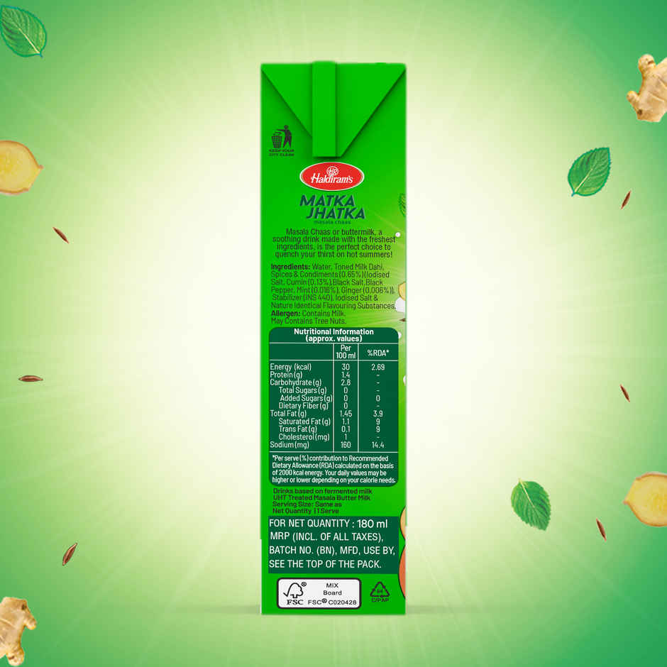 Haldiram Matka Jhatka Masala Chaas
