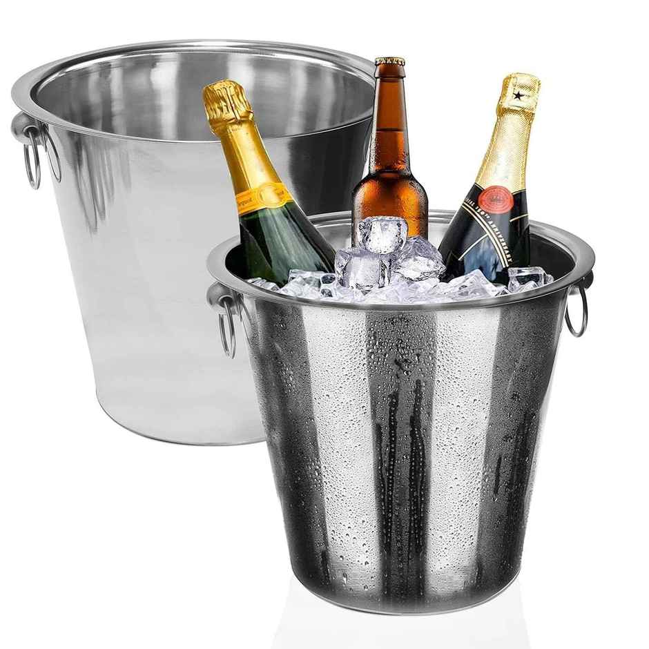 Picfest Steel Ice Bucket for Beer - 4.5L