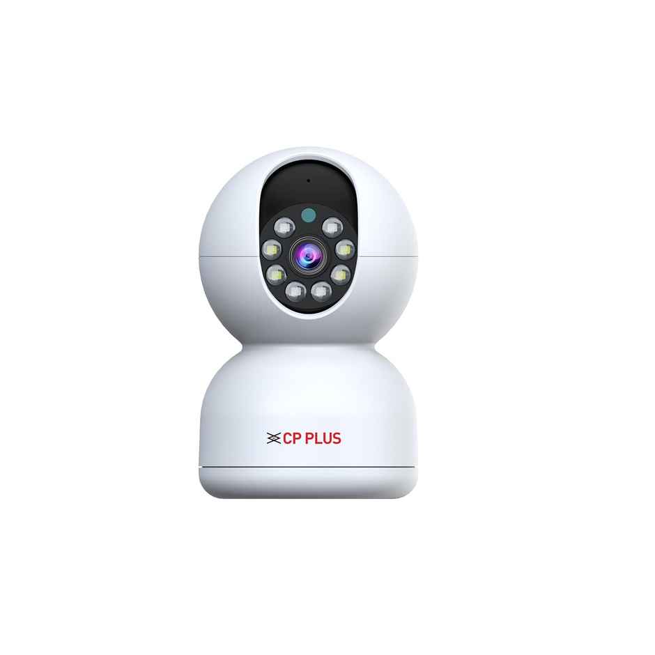 CP PLUS EZ-P31 3MP Smart Wi-fi CCTV Camera | 360Degree & Full HD Home Security | Full Color Night Vision | 2-Way Talk | Advanced Motion Tracking | SD Card Support (Upto 256GB) | IR Distance 20Mtr - White