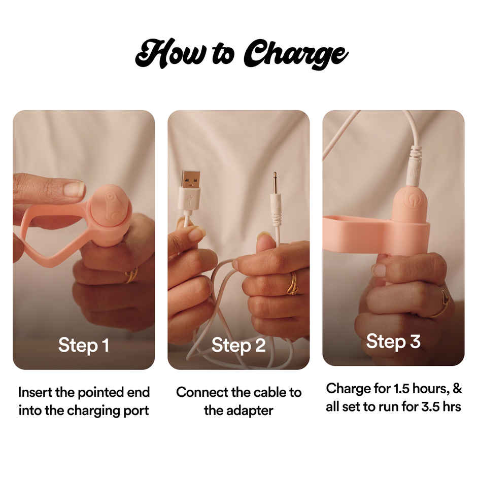 Bold Care Sparkle 4 Bullet Targeted Electric Rechargeable Waterproof Massager