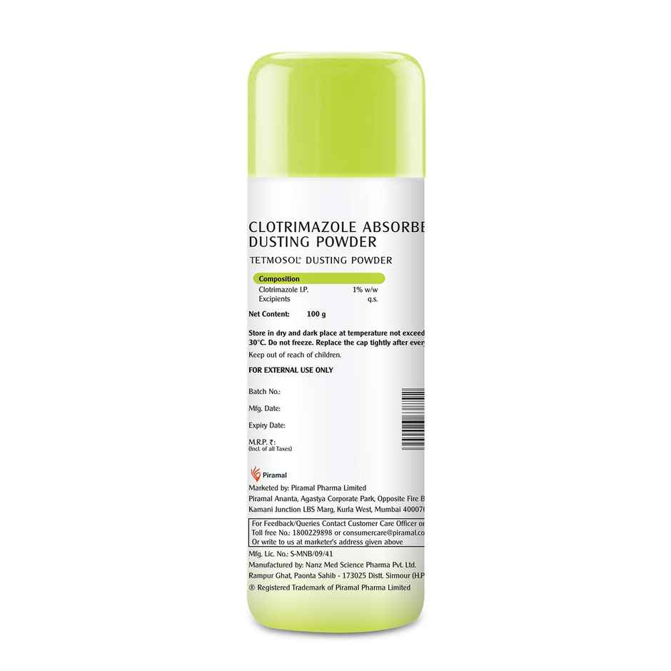 Tetmosol Fresh Lime Fragrance Dusting Powder