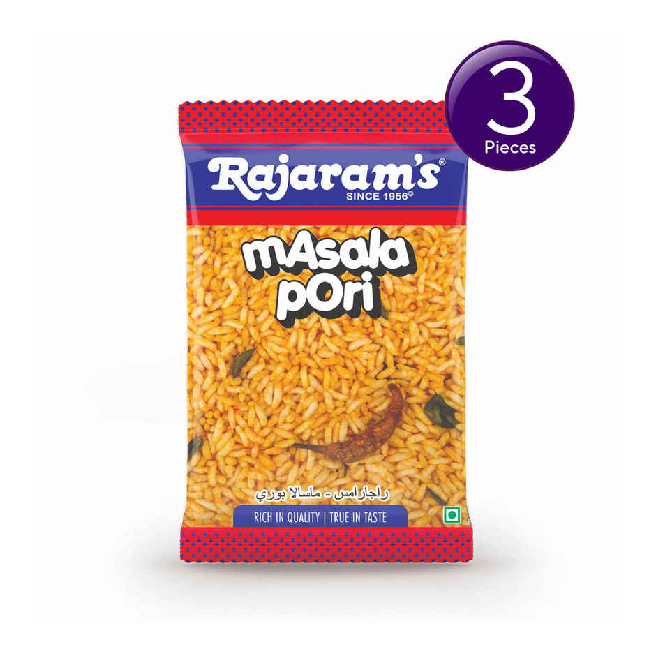 Rajaram's Masala Puffed Rice (PORI) Combo 