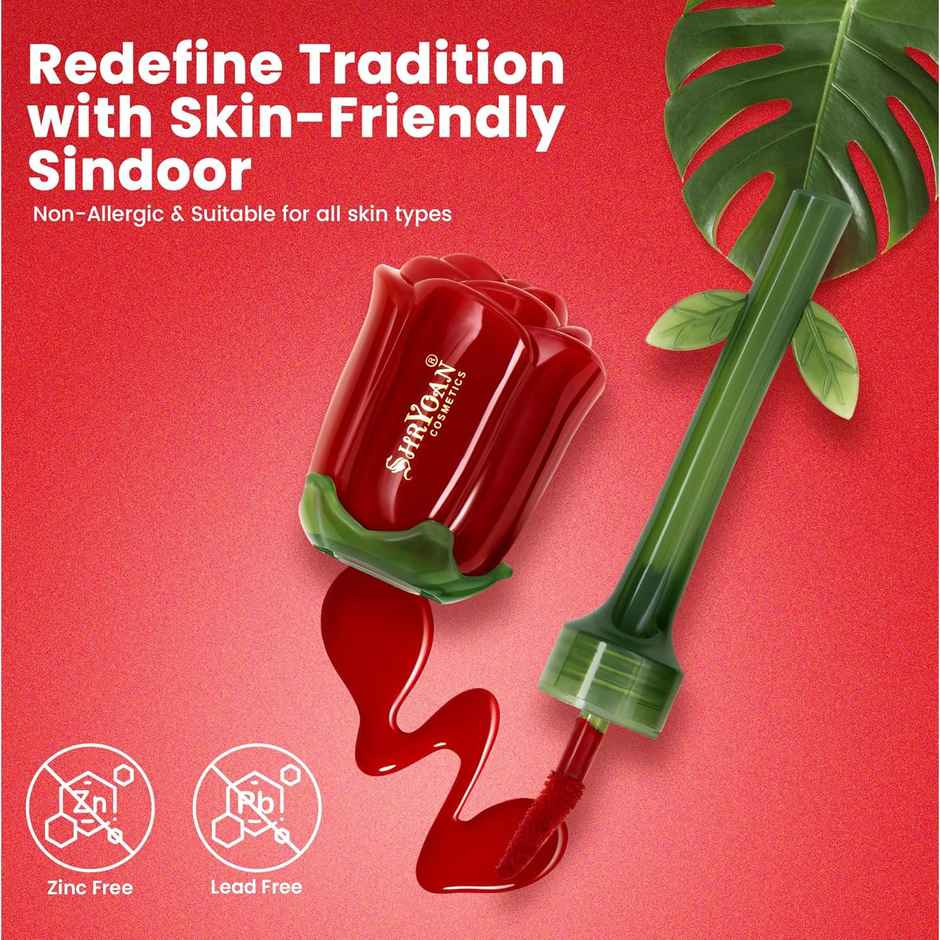 Shryoan Rose Liquid Sindoor - Maroon