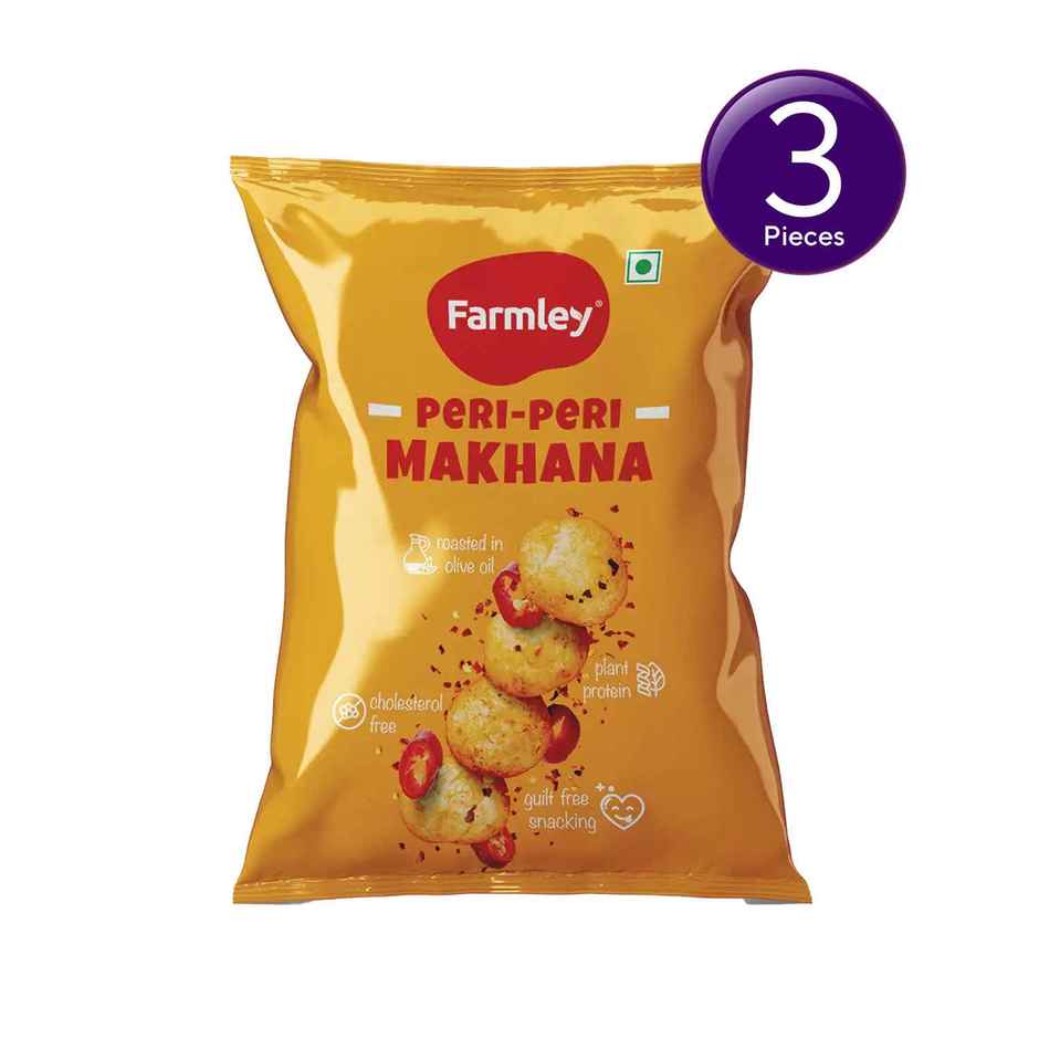 Farmley Peri Peri Makhana Roasted In Olive Oil Healthy Snacks Combbo