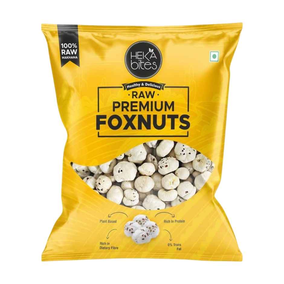 Heka Bites Raw Premium Makhana - Foxnuts