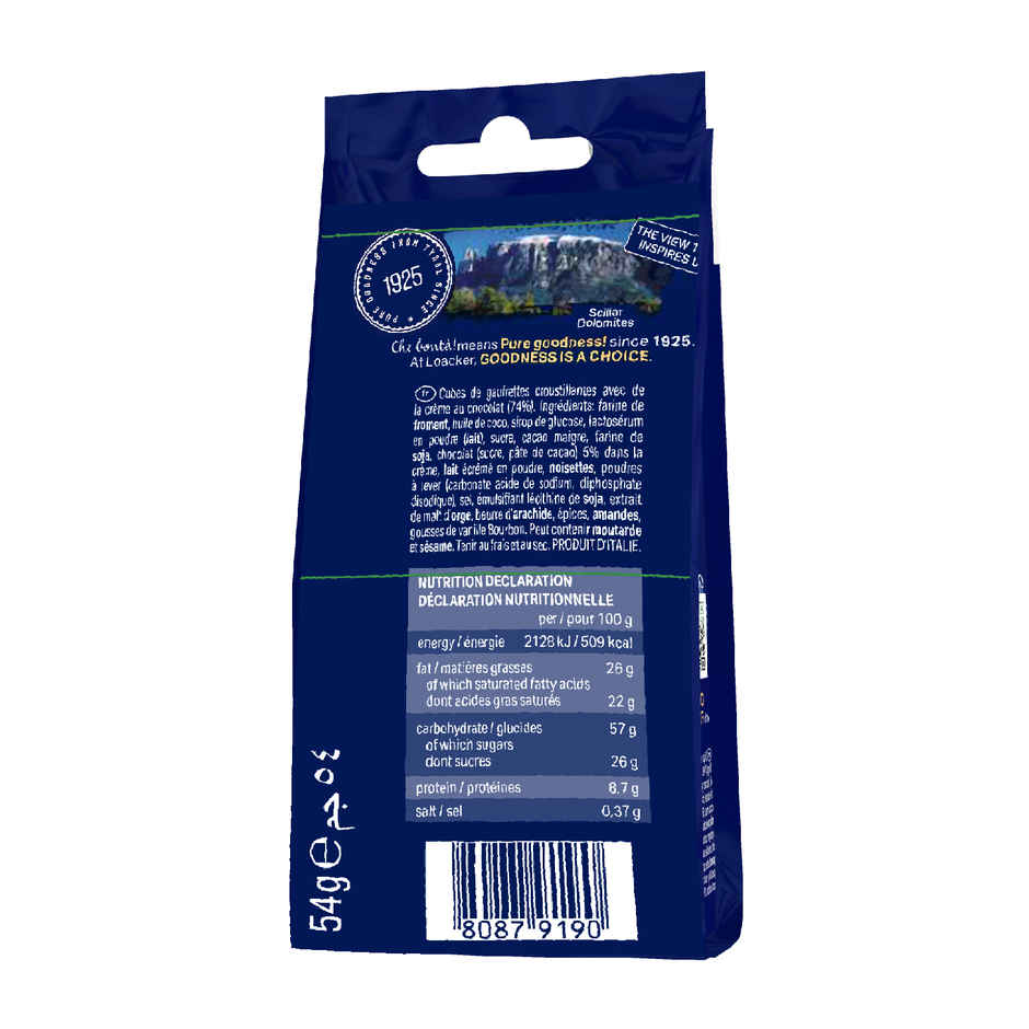 Loacker Quadratini Chocolate Wafer Cookies