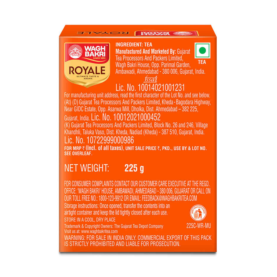 Wagh Bakri Royale Tea