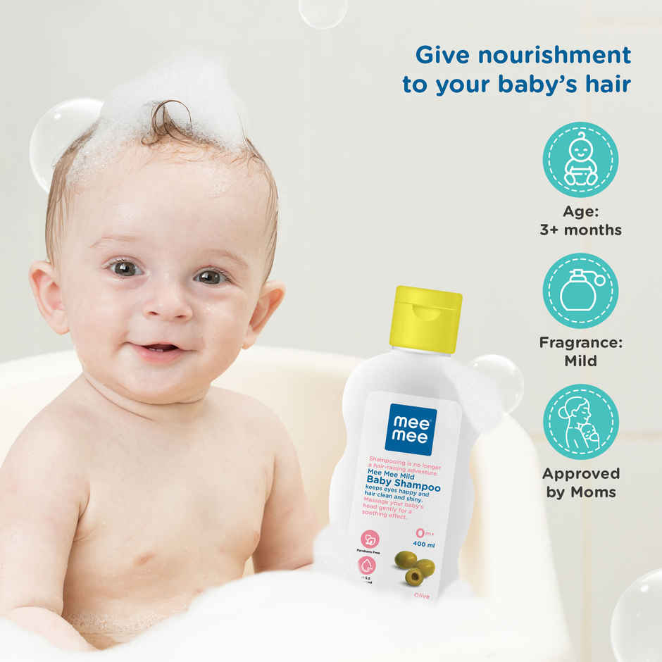 Mee Mee Mild Baby Shampoo with Fruit Extracts | Newborn Friendly