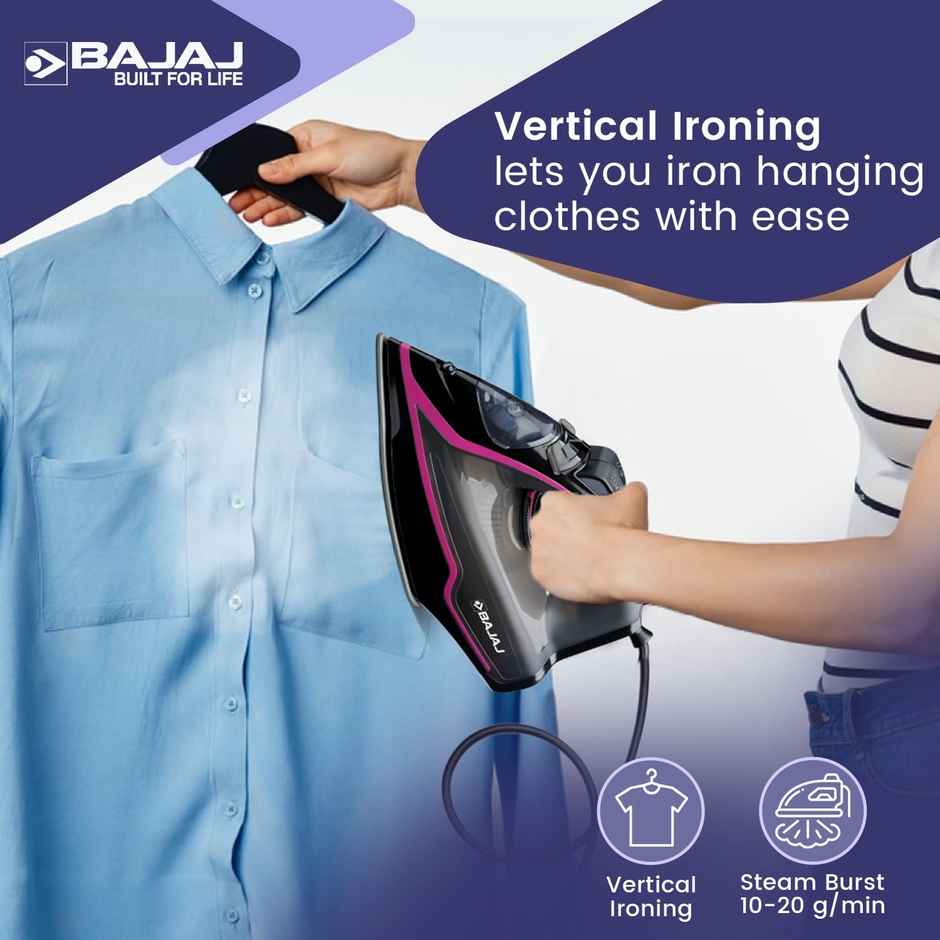 Bajaj Mx-35N 2000W Steam Iron - 16 A Plus for Big Socket