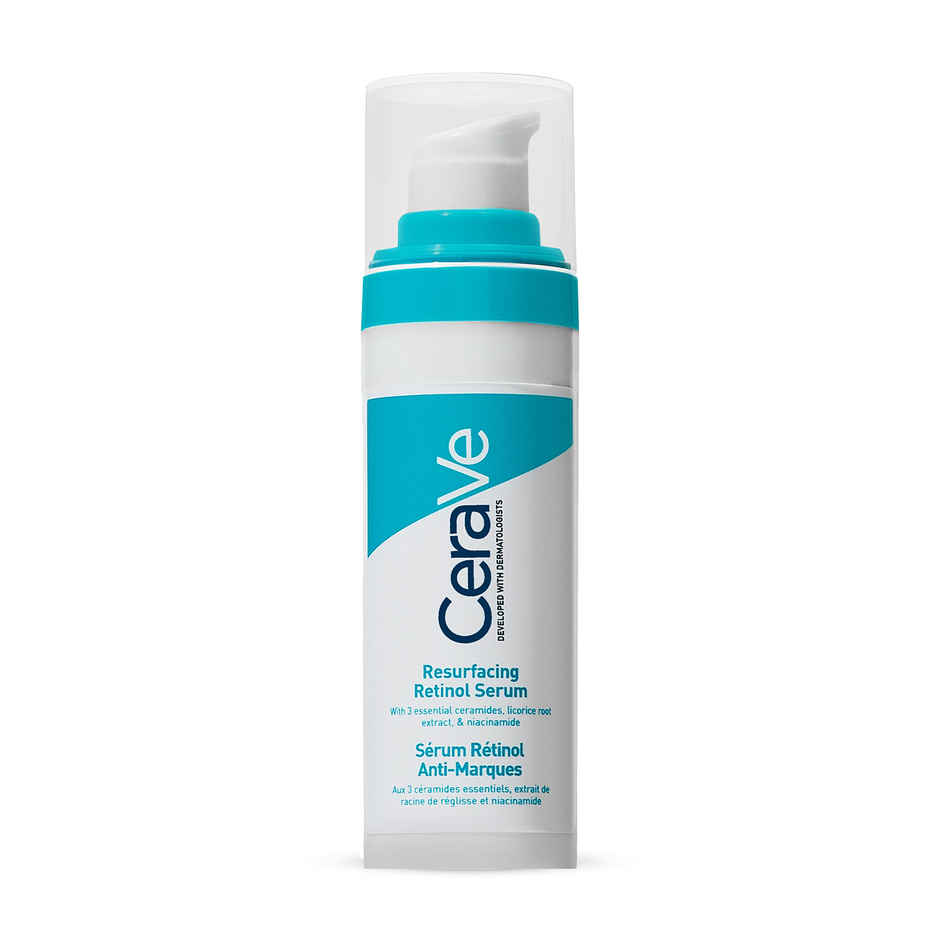 CeraVe Resurfacing Retinol Serum, Reduces Acne Marks With Licorice Root Extract & Niacinamide