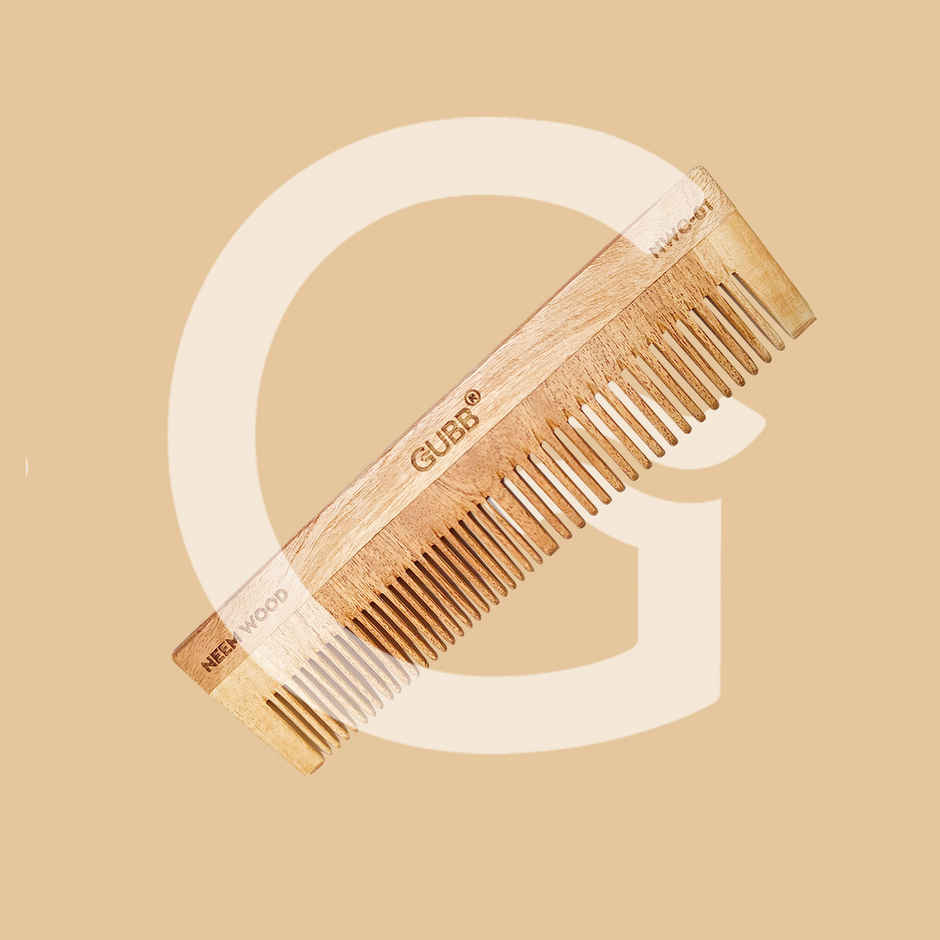 GUBB All Purpose Neem Wood Comb