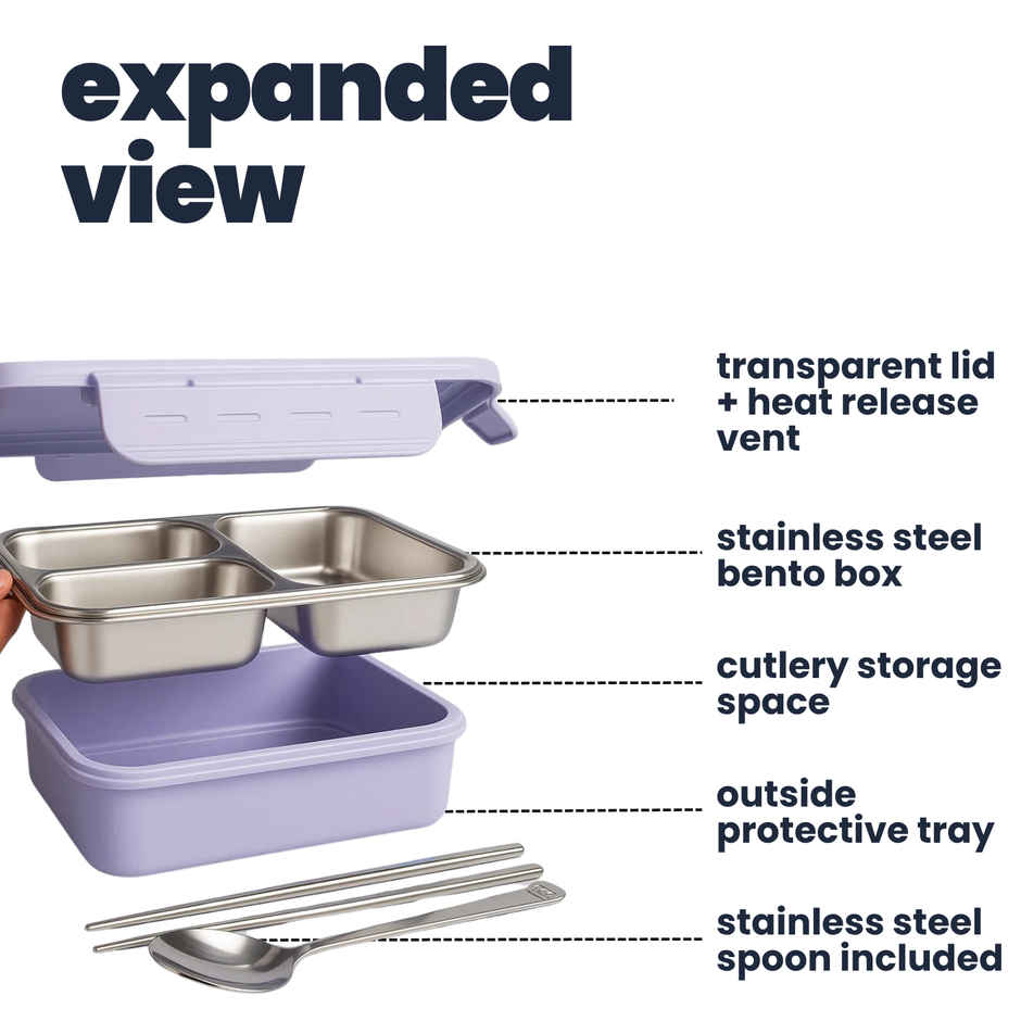 Tuco Kids Lunch Box | Purple