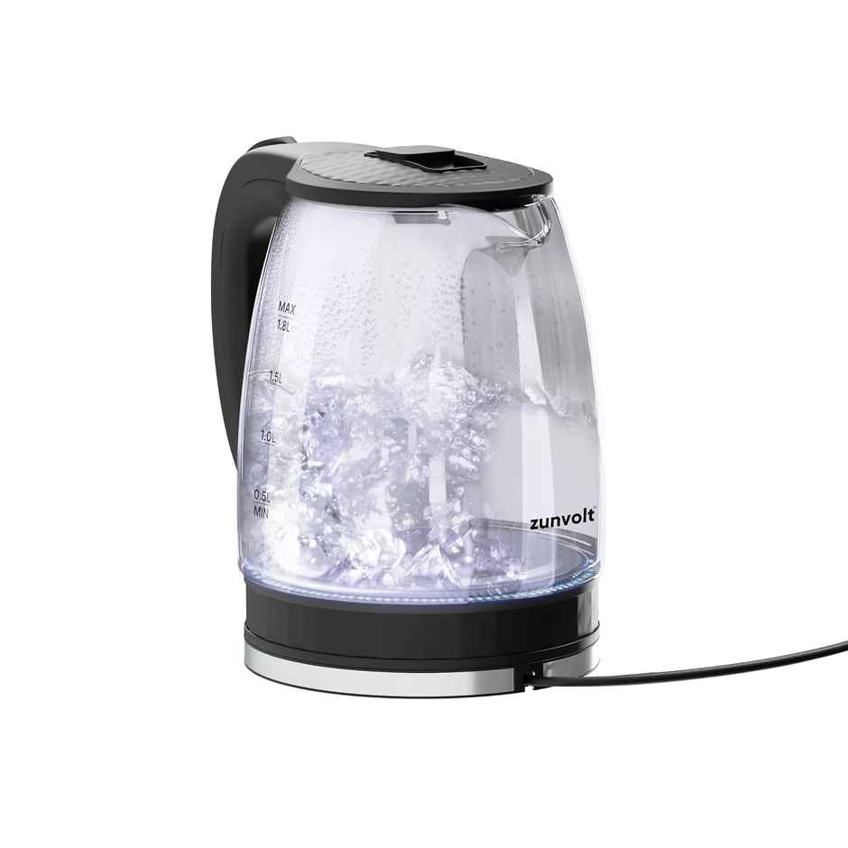 ZunVolt 1.8 L 2000 W Glass Electric Kettle