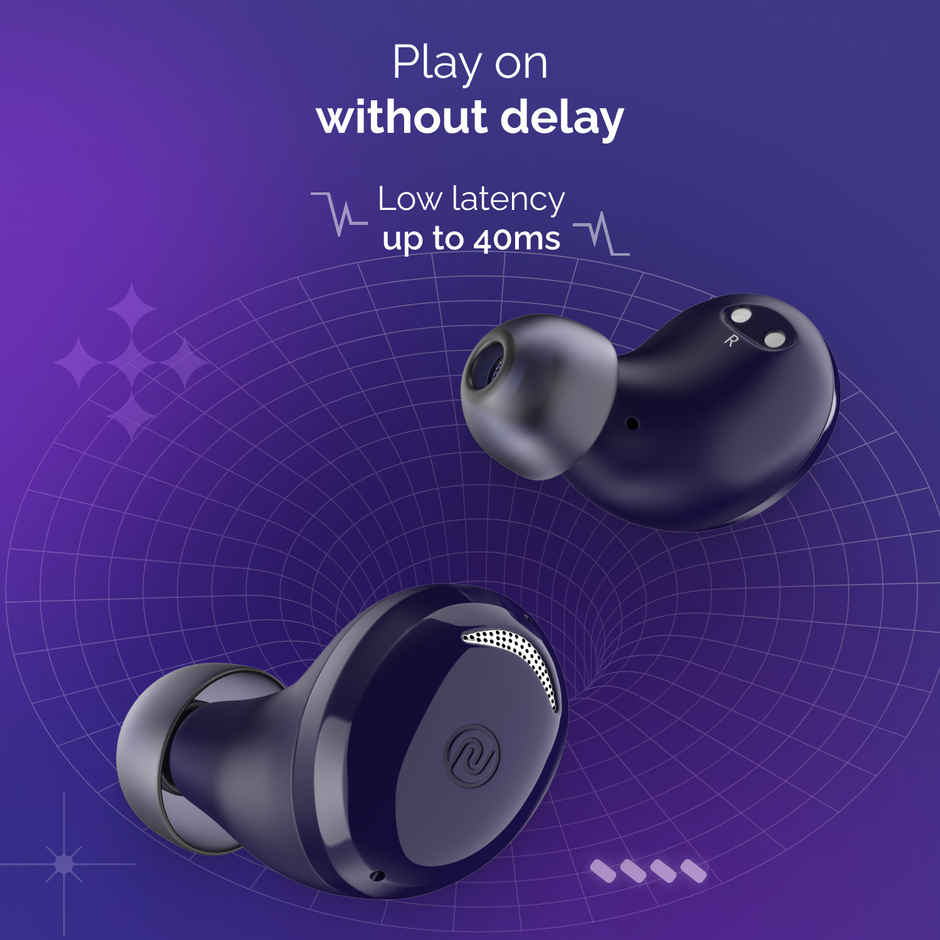 Noise Buds Trance 45H Battery Low Latency-up to 40 ms Instacharge TWS Earbuds | Space Blue