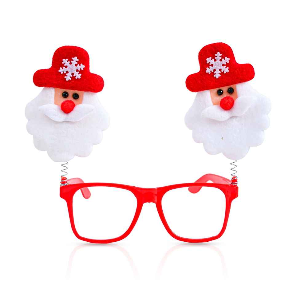 Christmas Tree & Santa Design Glitter Goggles | Party Accessory | Picfest