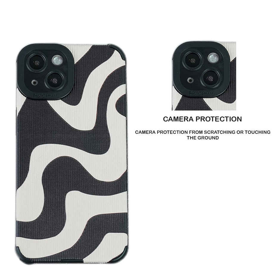 Artistque Case For Iphone 15 Back Cover -zebra Print Cover