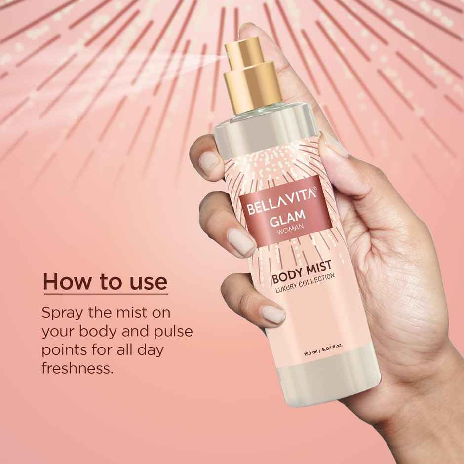 Bella Vita Luxury Glam Woman Body Mist Perfume For Women