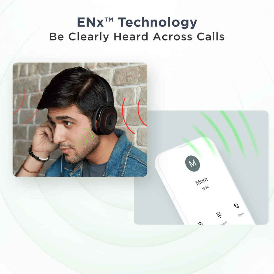 boAt Rockerz 425 On Ear BT Headphones 25H Playtime, BEAST mode and BTv5.2 (Active Black)