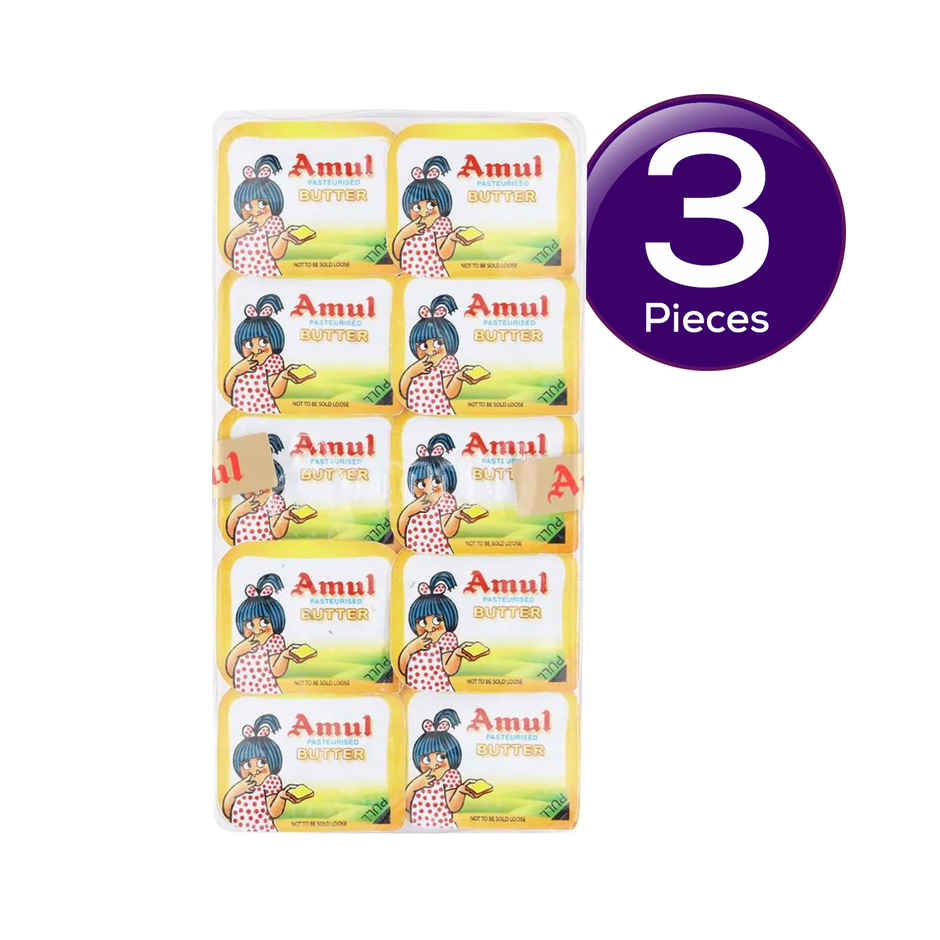 Amul Salted Butter (Chiplets) Combo