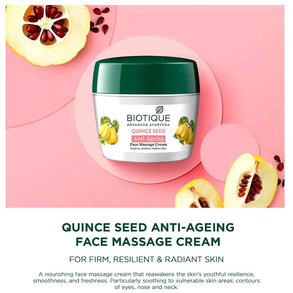 Biotique Quince Seed Anti-Ageing Face Massage Cream