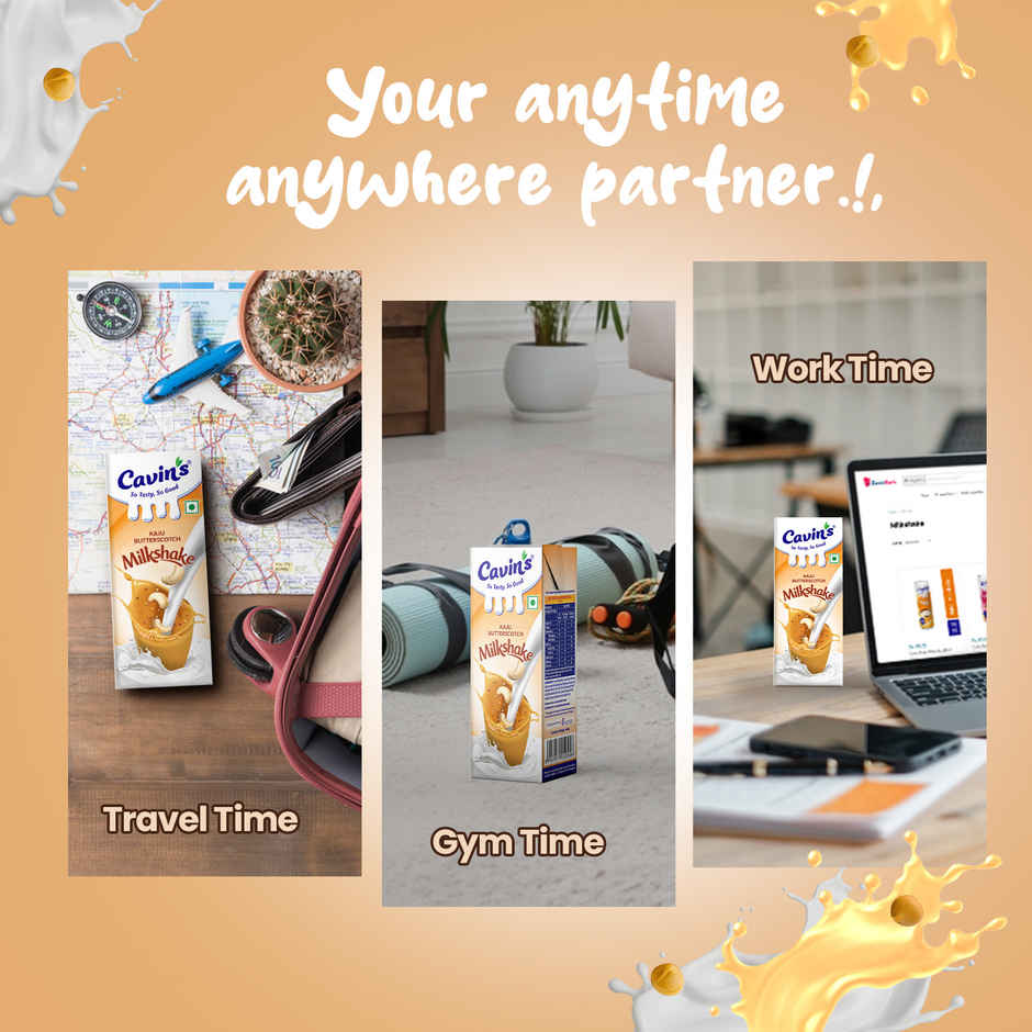 Cavin's Kaju Butterscotch Milkshake