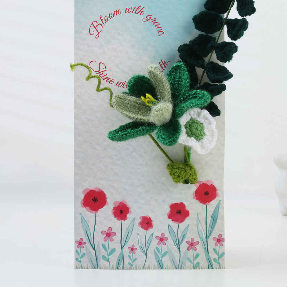 Crochet Flower Sleeve Grace Arrangement | FNP