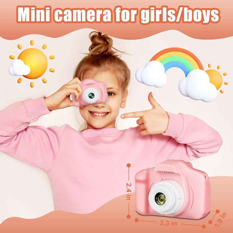 Storio Kids Digital Camera Toy | 3 MP 1080P HD Video | 2 Inch Screen | USB Rechargeable